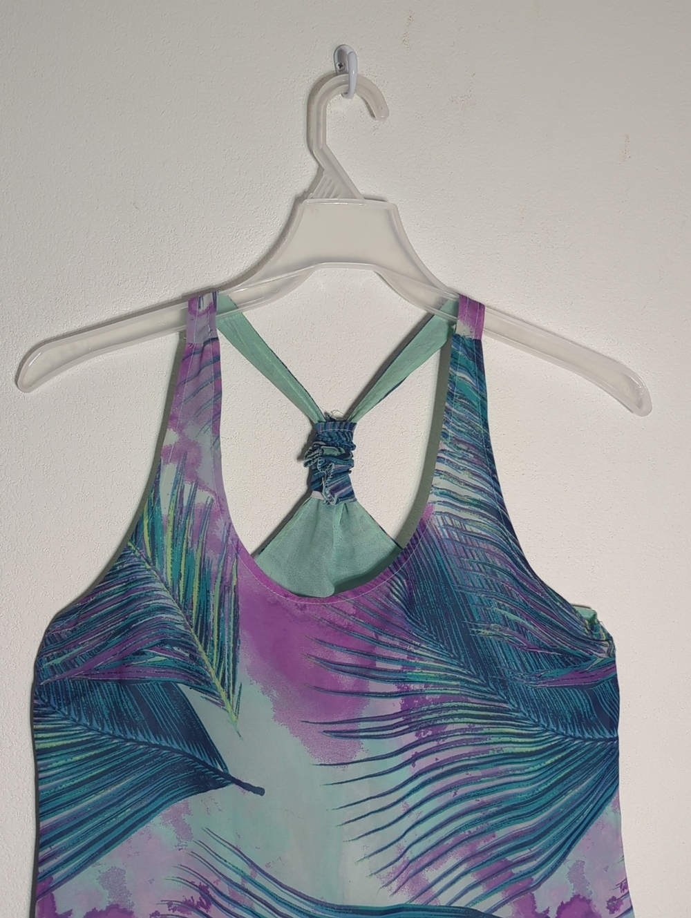 Old Navy Womens Tank Top Lot of 3 Jewel Tone Blues Coastal Boho Flowy Medium - Picture 2 of 16